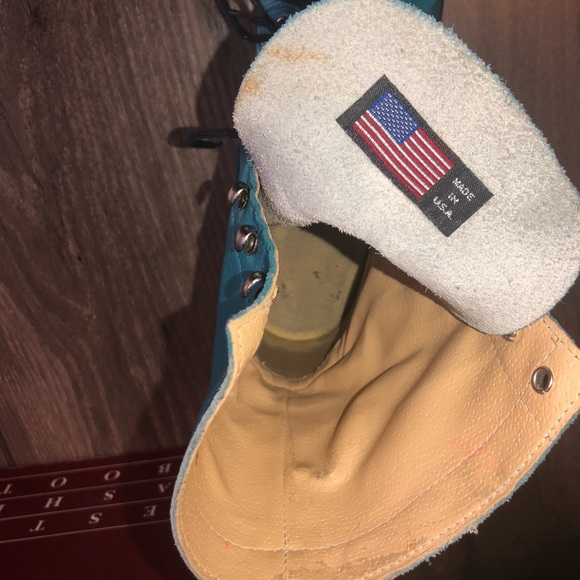 MISS RODEO USA By Acme turquoise boots with belt! - Picture 4 of 16